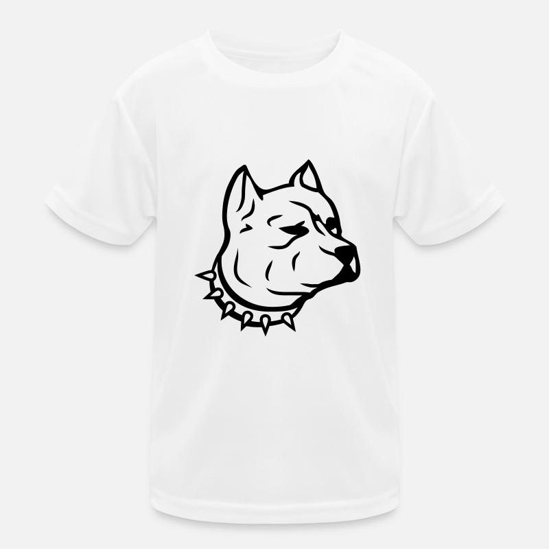 pit_dog_c1 Kinder Funktions-T-Shirt