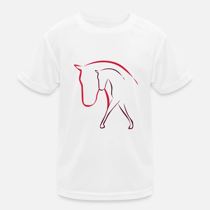 Pferd Kinder Funktions-T-Shirt