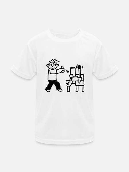 Mechanical Engineer - Kids Functional T-Shirt - white - Front