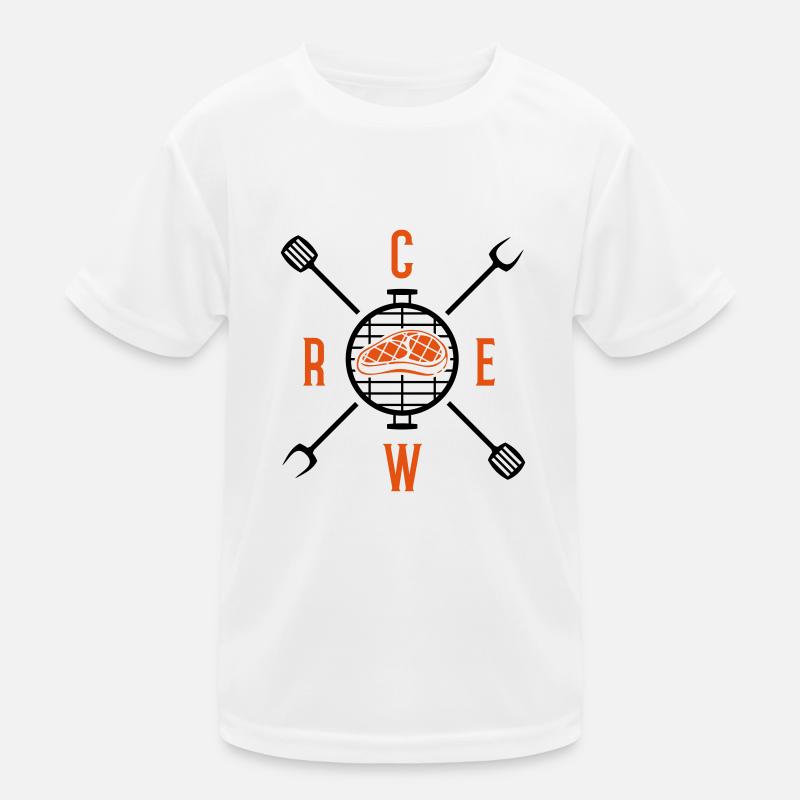 grill crew Kinder Funktions-T-Shirt