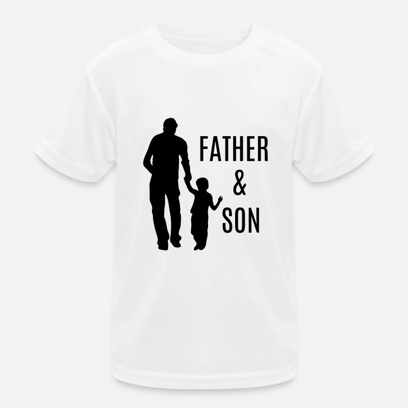 Bester Vater und Sohn Hand in hand Partnerlook Kinder Funktions-T-Shirt