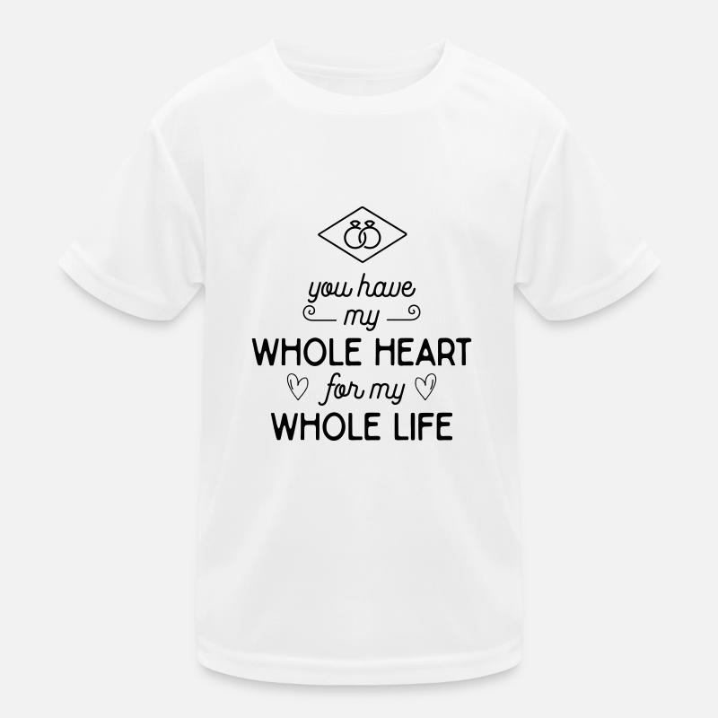 Déclaration d'amour T-shirt sport Enfant