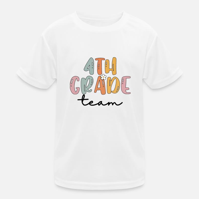 Équipe 4th Grade Squad École élémentaire T-shirt sport Enfant