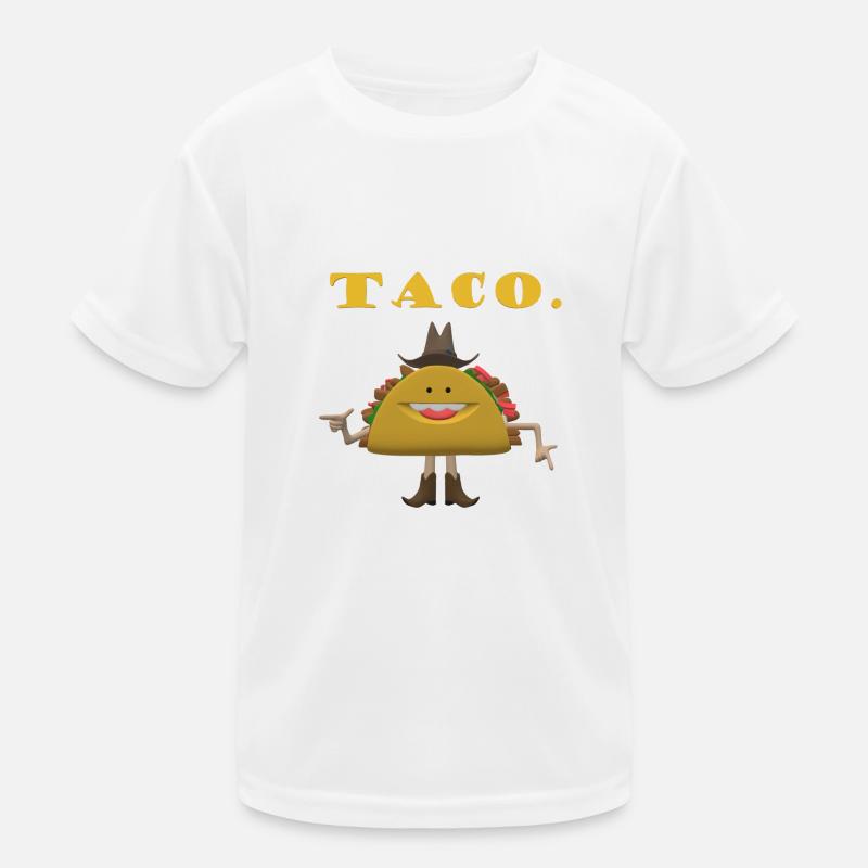 Taco Mexiko Essen cool USA Kinder Funktions-T-Shirt