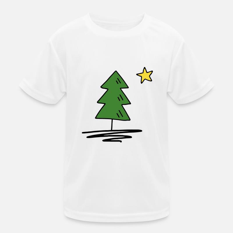 Tannenbaum Kinder Funktions-T-Shirt
