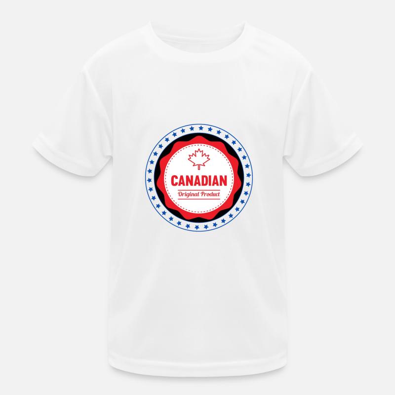 Canada, feuille d’érable. T-shirt sport Enfant