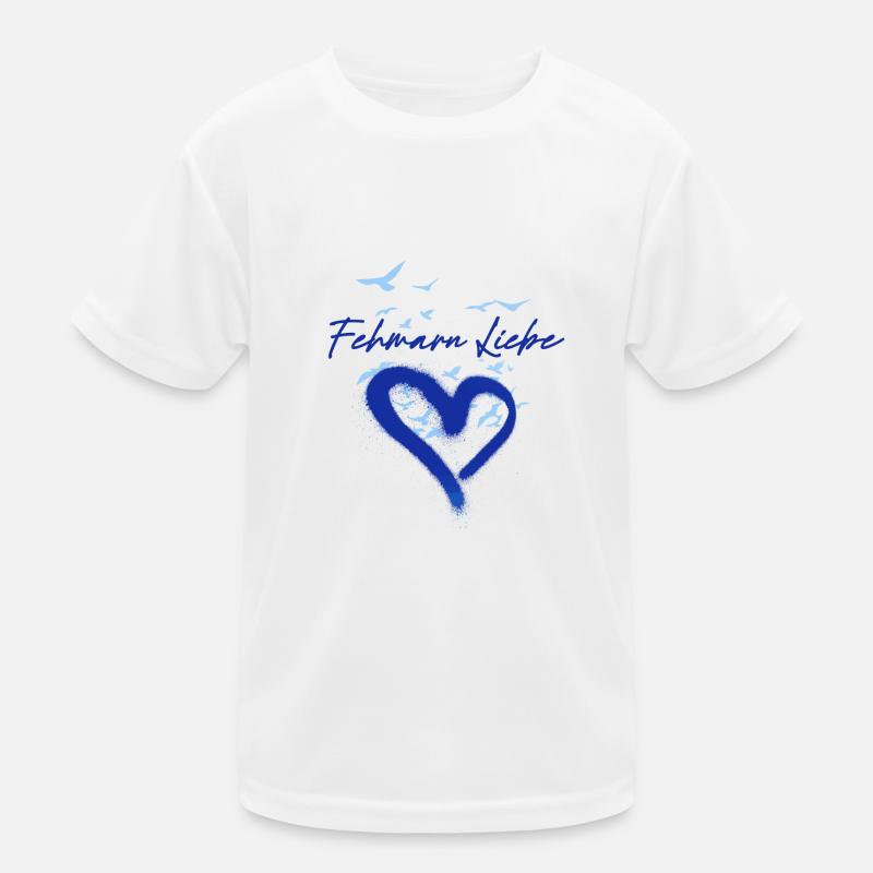 Fehmarn,möwen,anker,vogelschwarm Kinder Funktions-T-Shirt