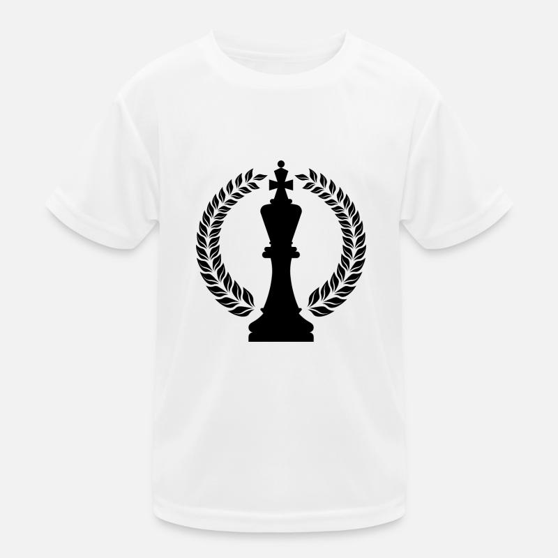 Chess white Kids Functional T-Shirt