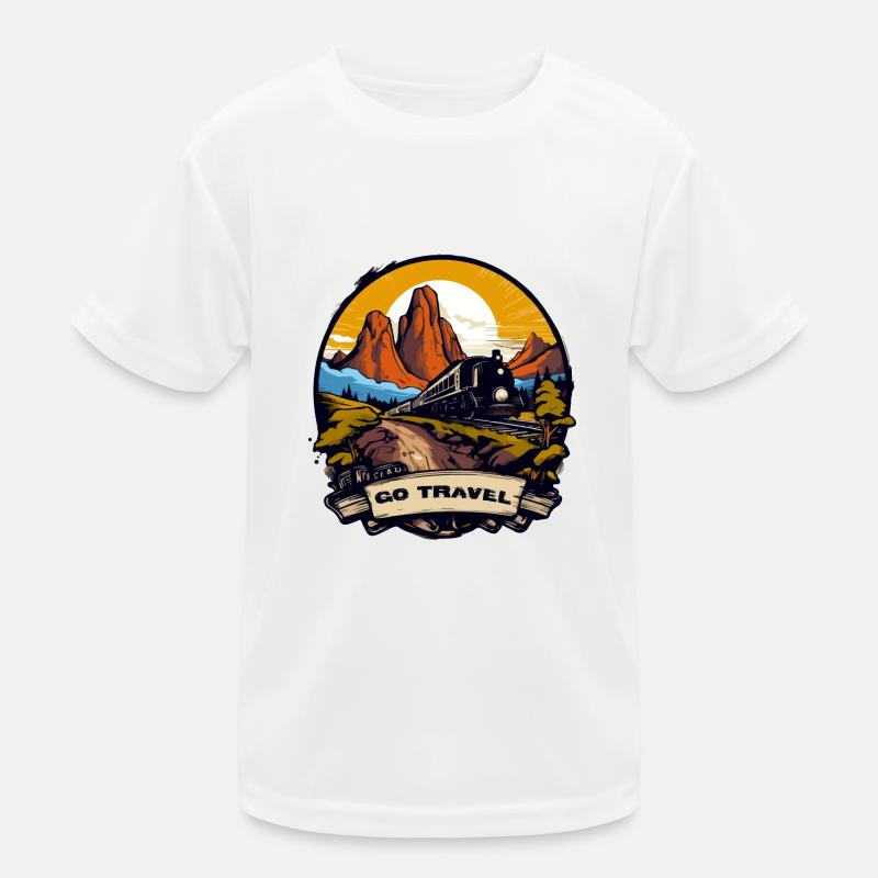 Reise Nr. 2 Kinder Funktions-T-Shirt