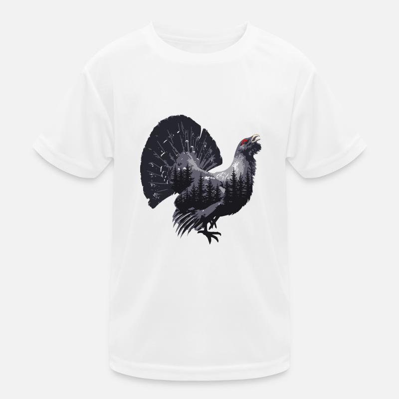 Auerhuhn Kinder Funktions-T-Shirt