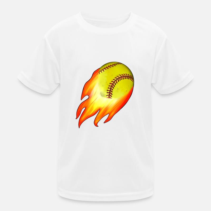 Softball Inspired Design Kids Functional T-Shirt