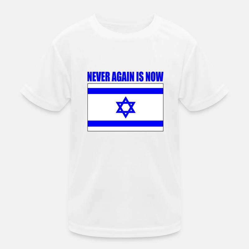 Never again is now Kinder Funktions-T-Shirt
