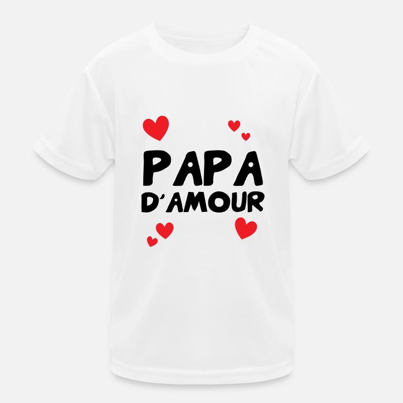 Love Daddy - Vatertag Kinder Funktions-T-Shirt