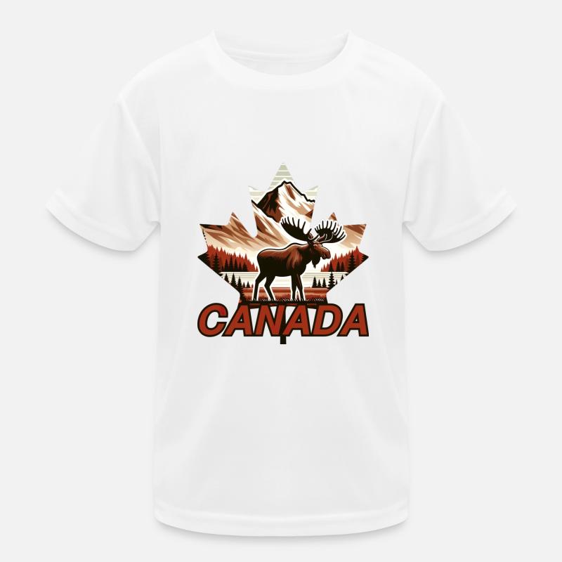 Canada 11 Kids Functional T-Shirt