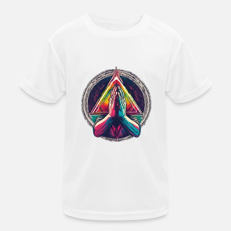 Illuminati en prière T-shirt sport Enfant