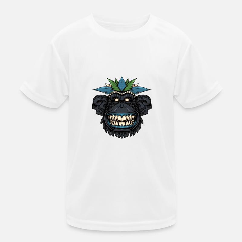 Tiki Chimpanzee Kids Functional T-Shirt