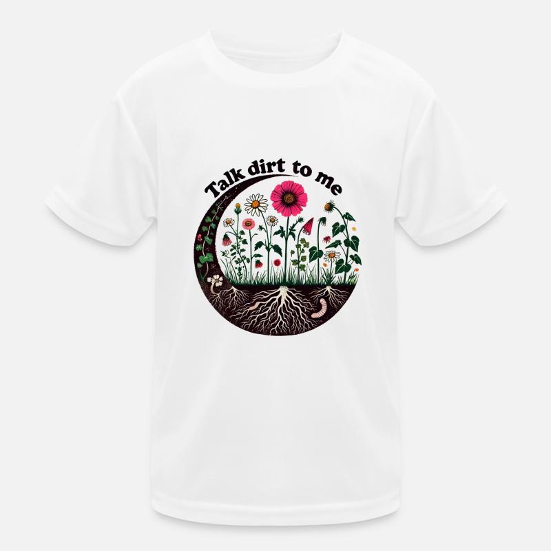 Sprich Dreck mit mir Kinder Funktions-T-Shirt