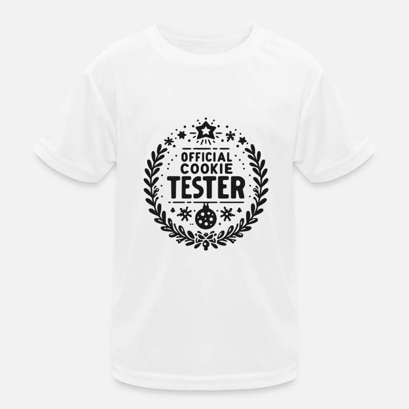 Offizieller Cookie-Tester Kinder Funktions-T-Shirt