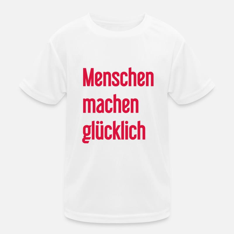 Les gens vous rendent heureux – Déclaration positive T-shirt sport Enfant