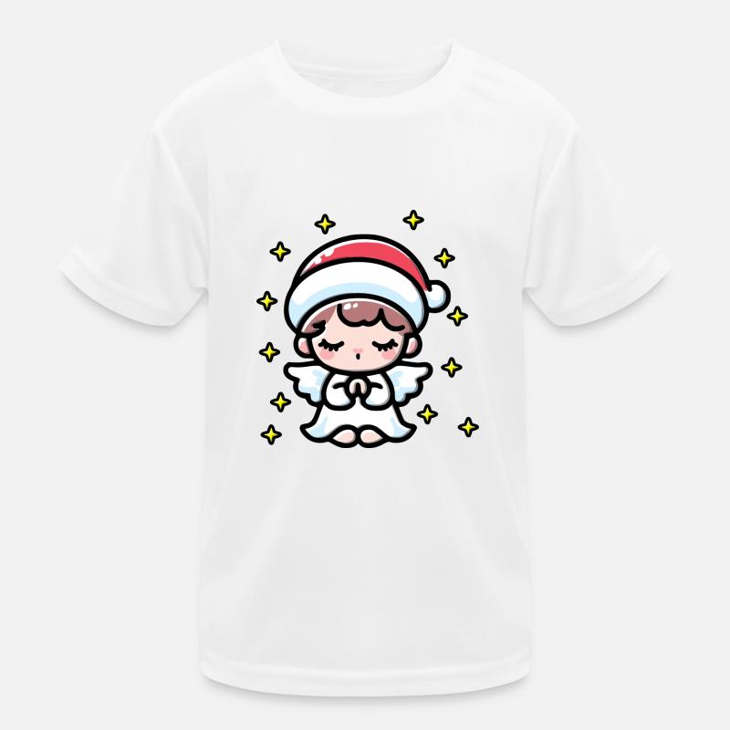 Weihnachtsengel Kinder Funktions-T-Shirt