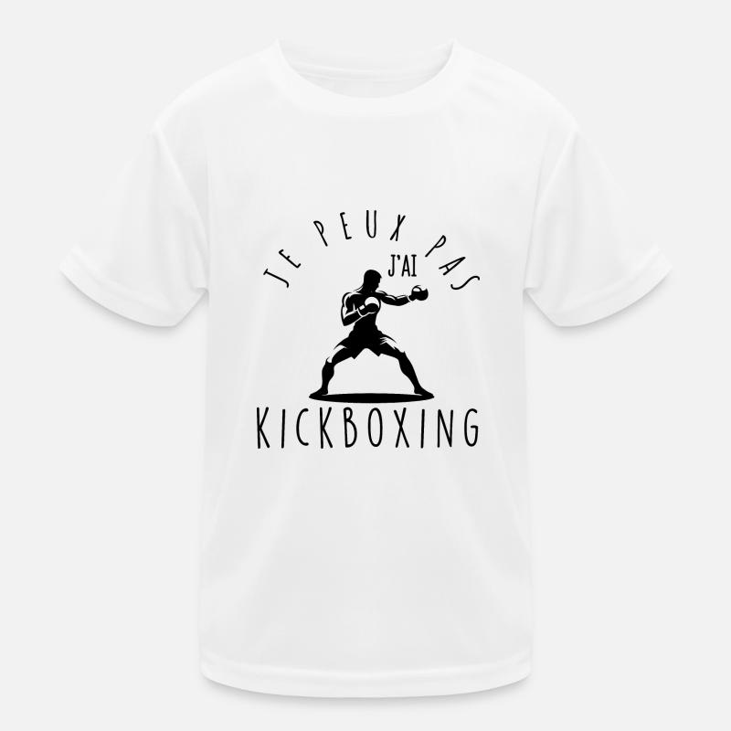 Ich kann nicht, ich habe Kickboxen. Kinder Funktions-T-Shirt