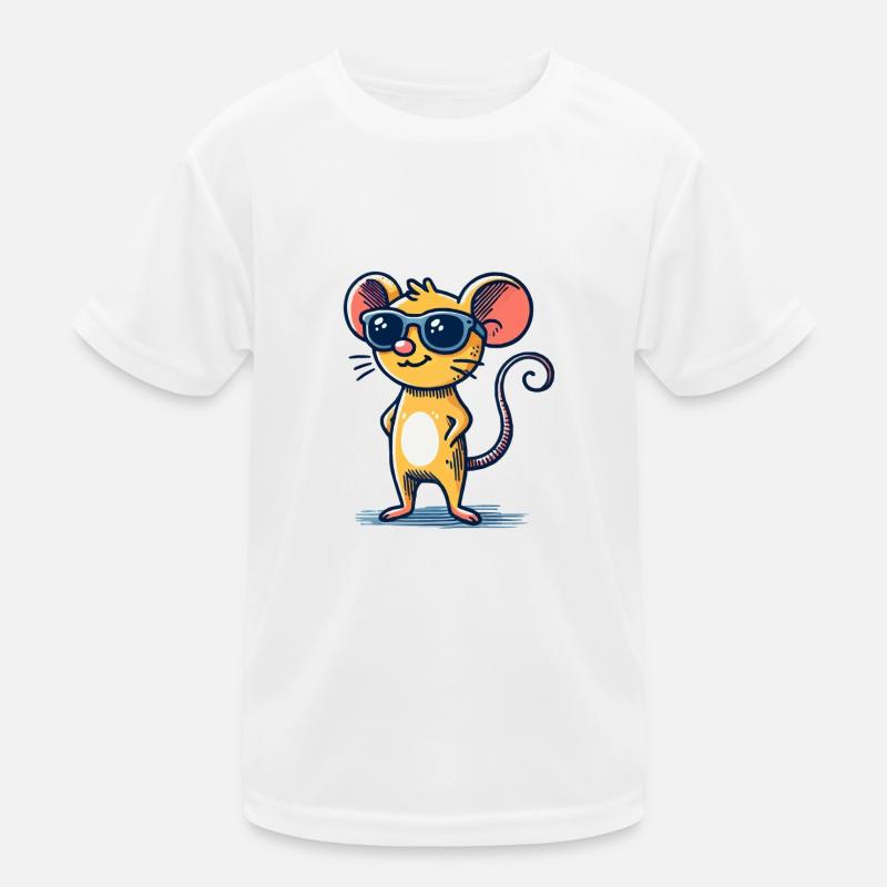 maus sonnenbrille Kinder Funktions-T-Shirt