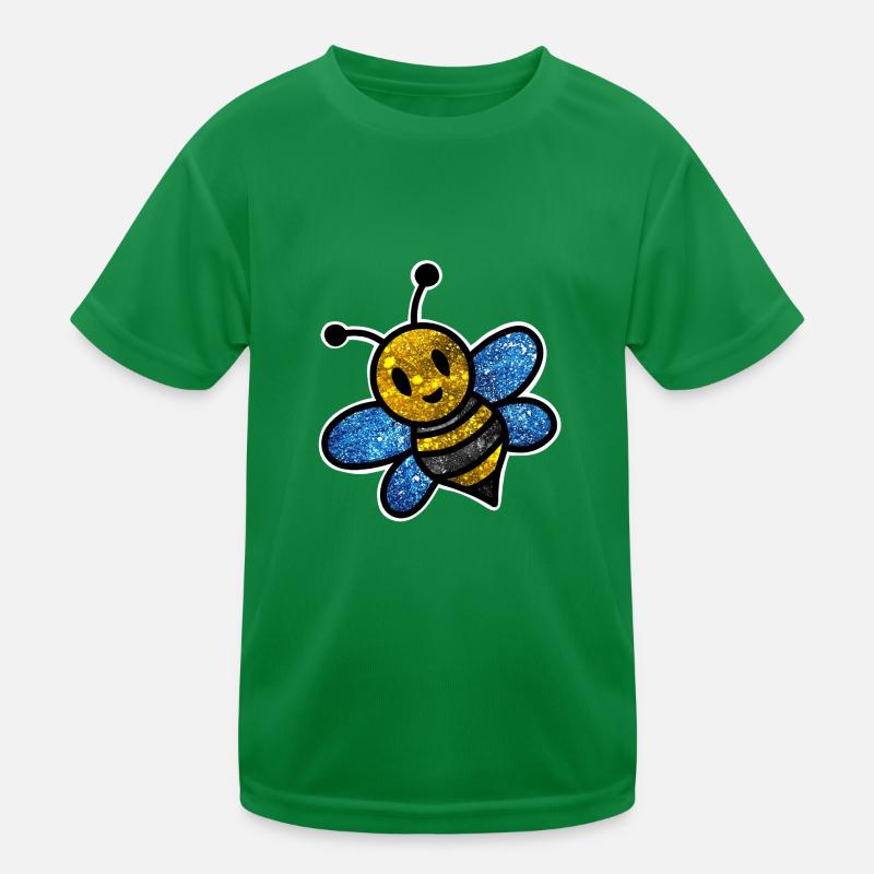 Cosmic Bee Kids Functional T-Shirt