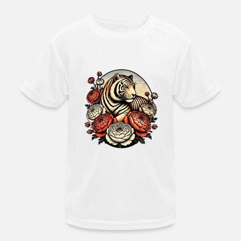 Tiger Kinder Funktions-T-Shirt