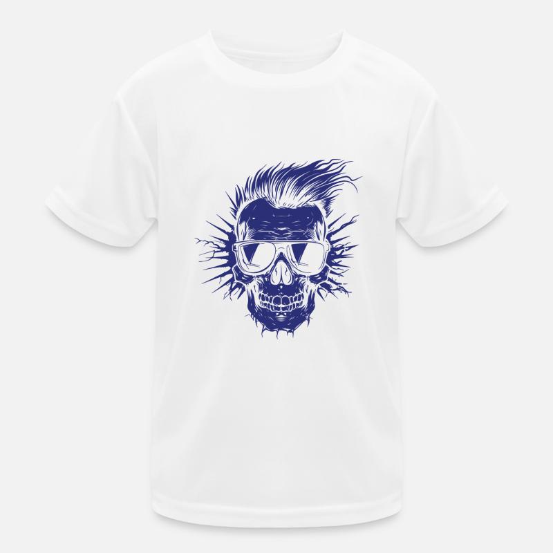 Skull Style Sunglasses Kids Functional T-Shirt