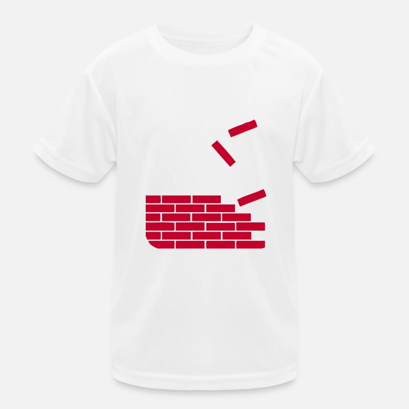brick, brick, building, house, wall, stone, bricks Kids Functional T-Shirt