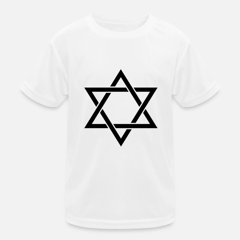 Hexagramm Kinder Funktions-T-Shirt