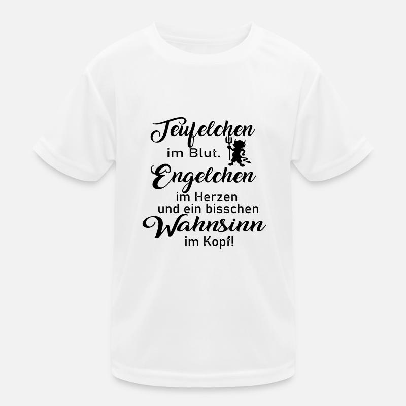 Teufelchen im Blut Kinder Funktions-T-Shirt
