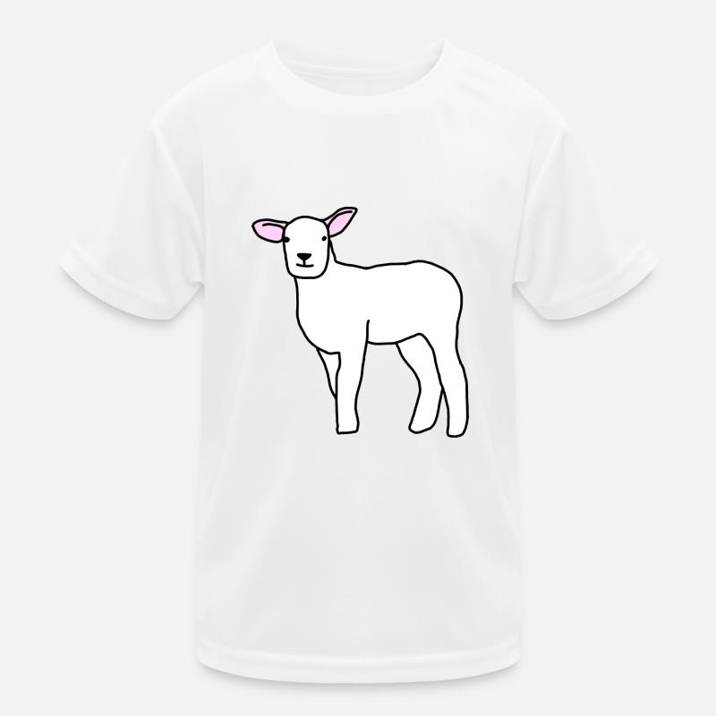 Schafe Kinder Funktions-T-Shirt
