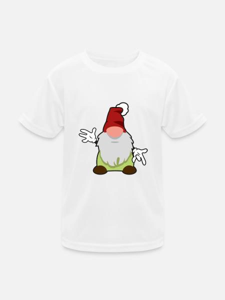 zweiter Weihnachtswichtel - Kinder Funktions-T-Shirt - Weiß - Vorne