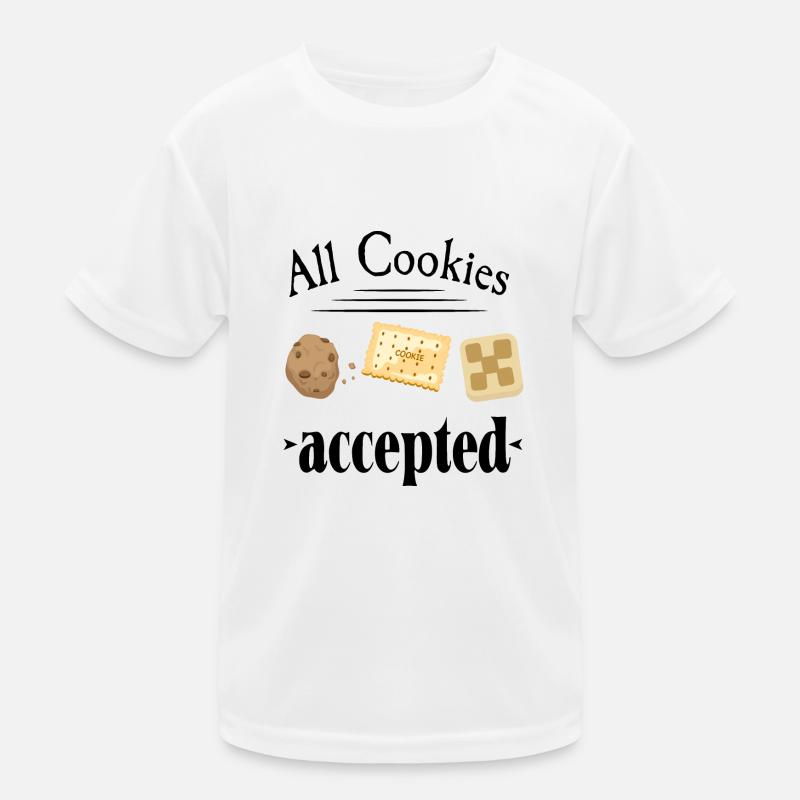 All cookies accepted Kinder Funktions-T-Shirt