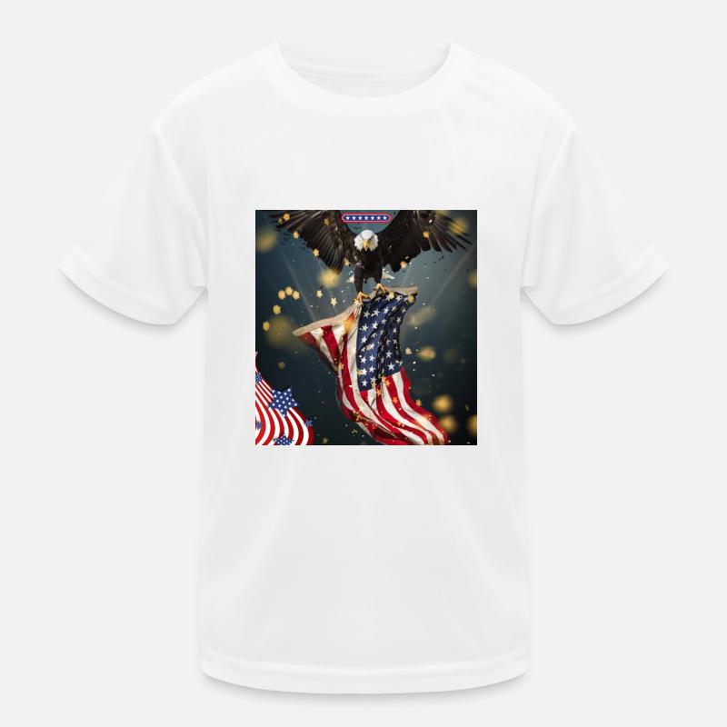 États-Unis, American Eagle T-shirt sport Enfant