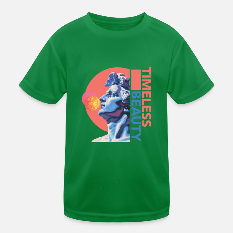 Timeless Beauty: marble statue Kids Functional T-Shirt