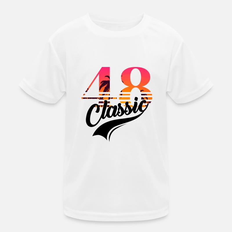 Vintage 1948-48e anniversaire T-shirt sport Enfant