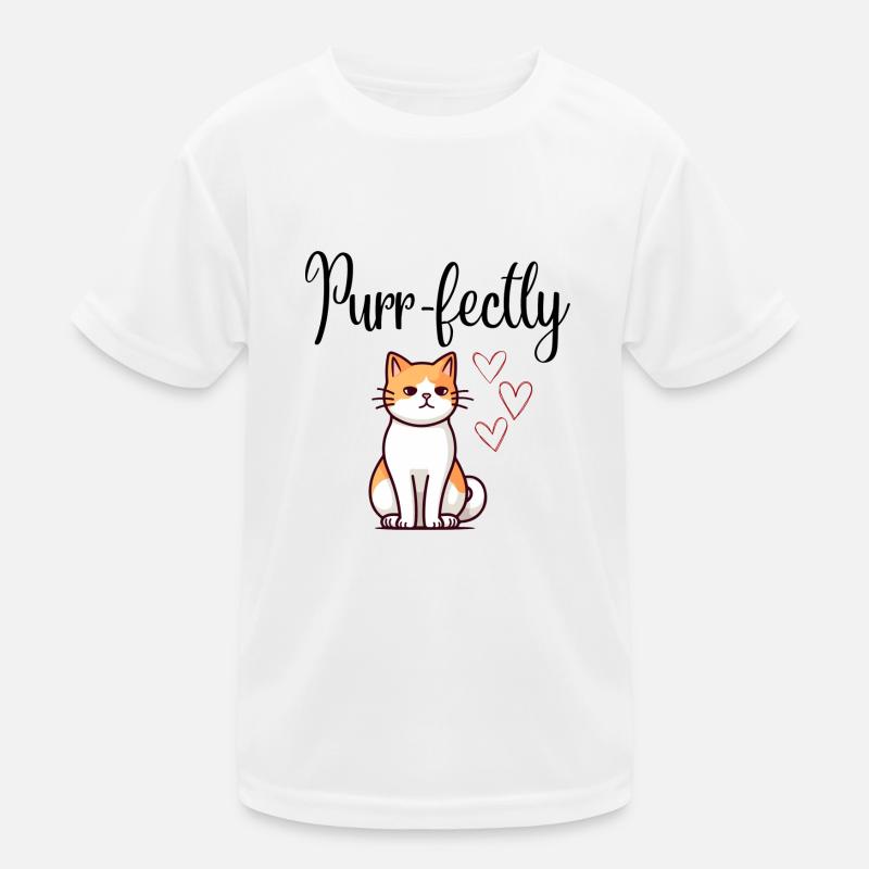 Purr-fectly Kinder Funktions-T-Shirt