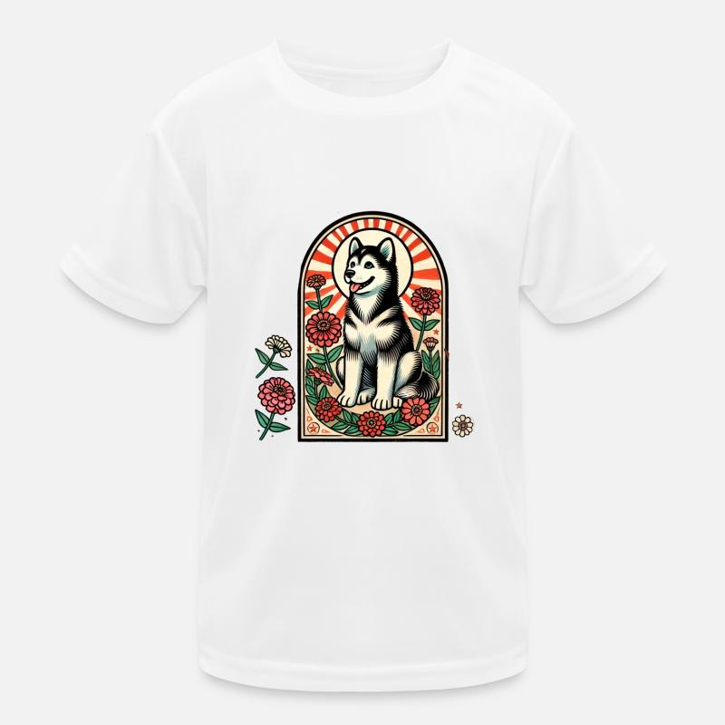 Alaskan Malamute Kids Functional T-Shirt