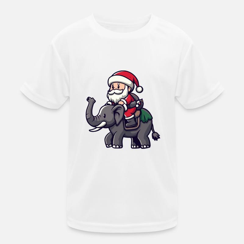 Mammut Weihnachtsmann Kinder Funktions-T-Shirt