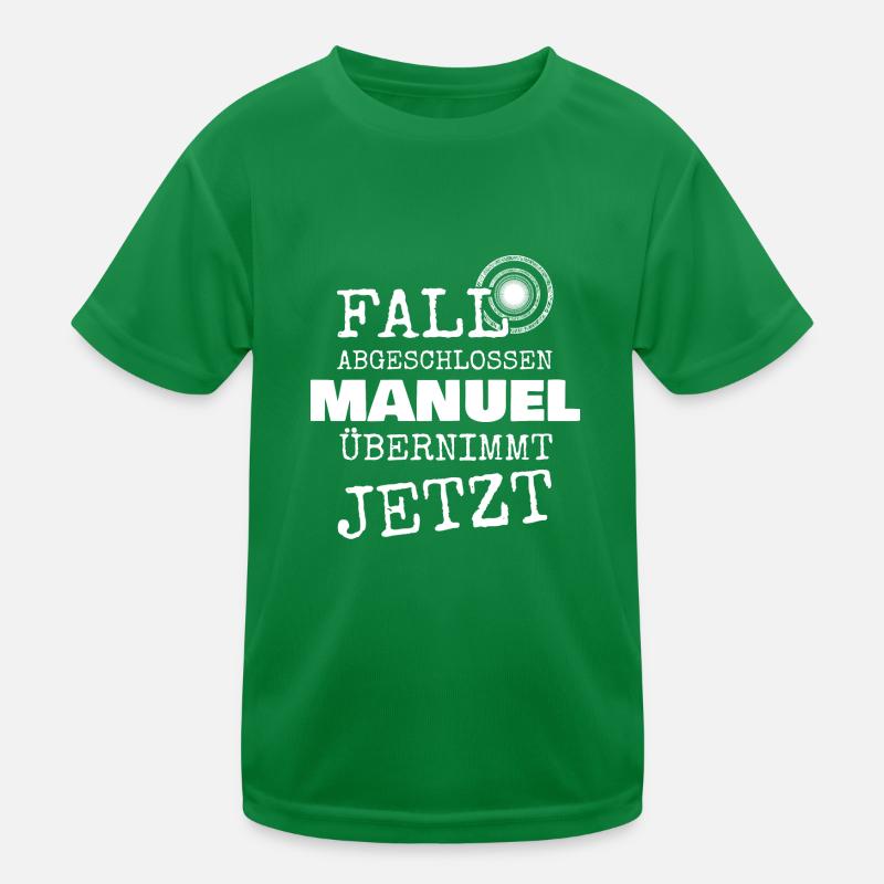 Manuel as a first name Kids Functional T-Shirt