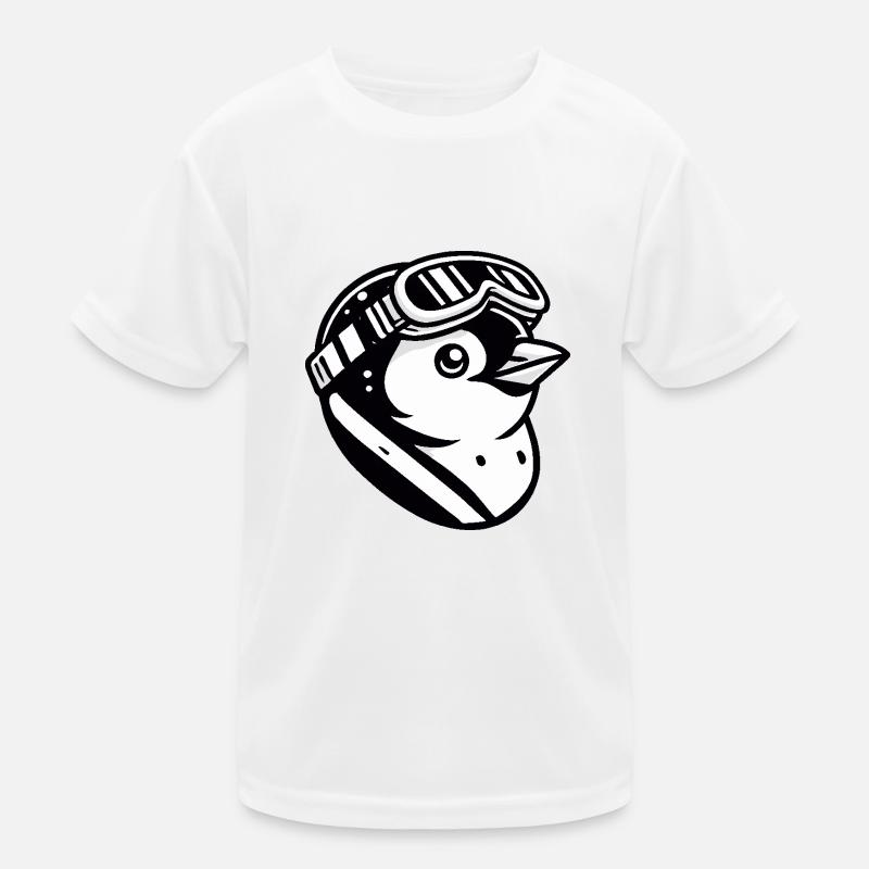 Pinguinkopf Kinder Funktions-T-Shirt