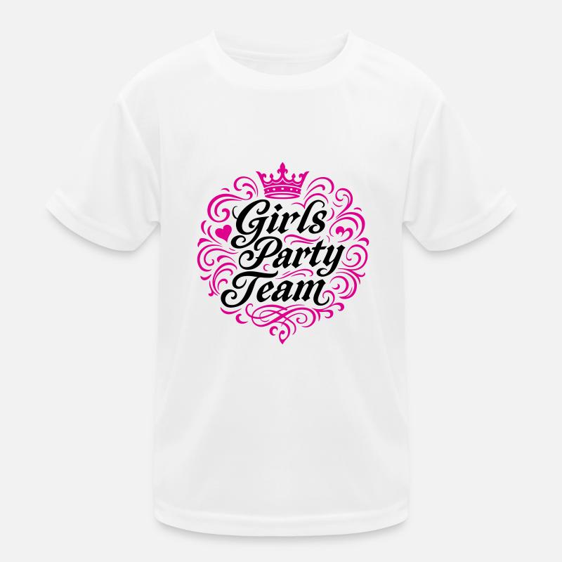 Équipe de fête entre filles T-shirt sport Enfant