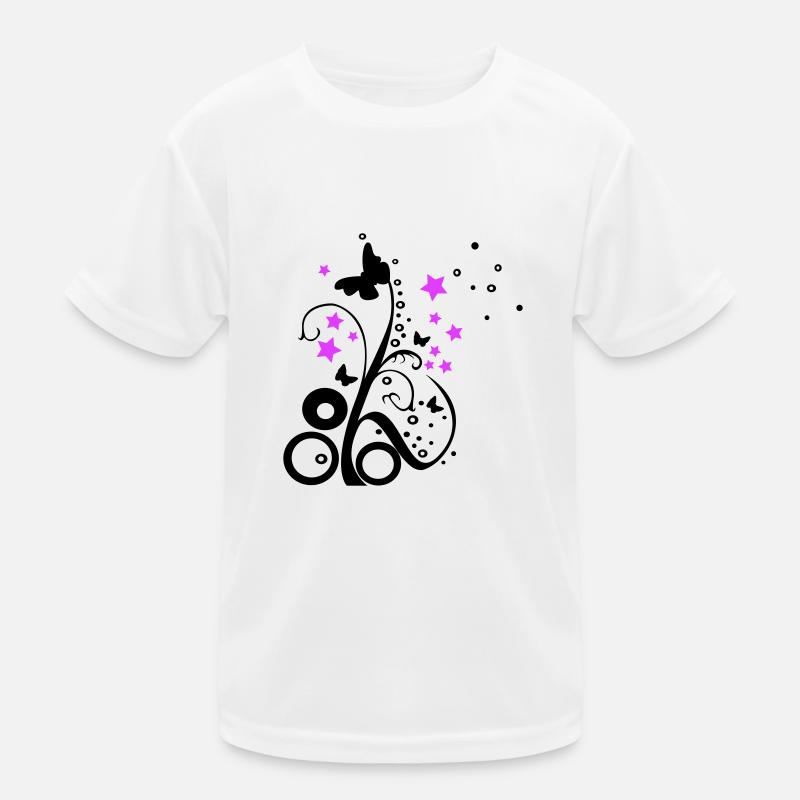 Spring | | two-color - Kids Functional T-Shirt - white