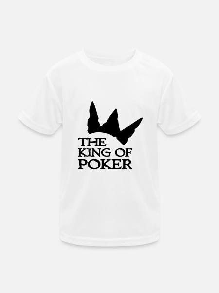 poker - Kinder Funktions-T-Shirt - Weiß