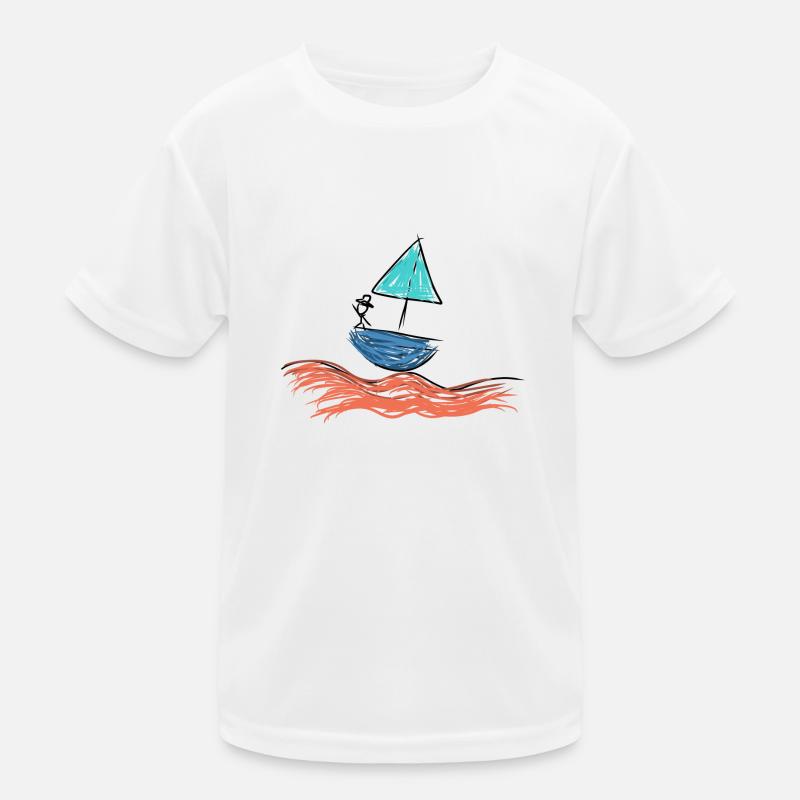 Pirate Ship Kids Functional T-Shirt
