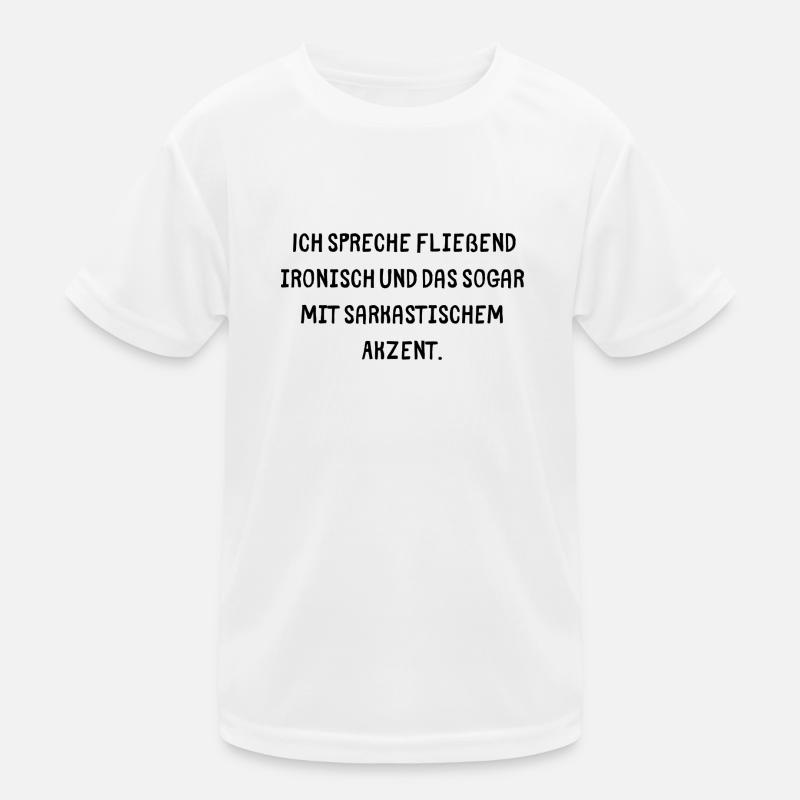 Ironisch Kinder Funktions-T-Shirt