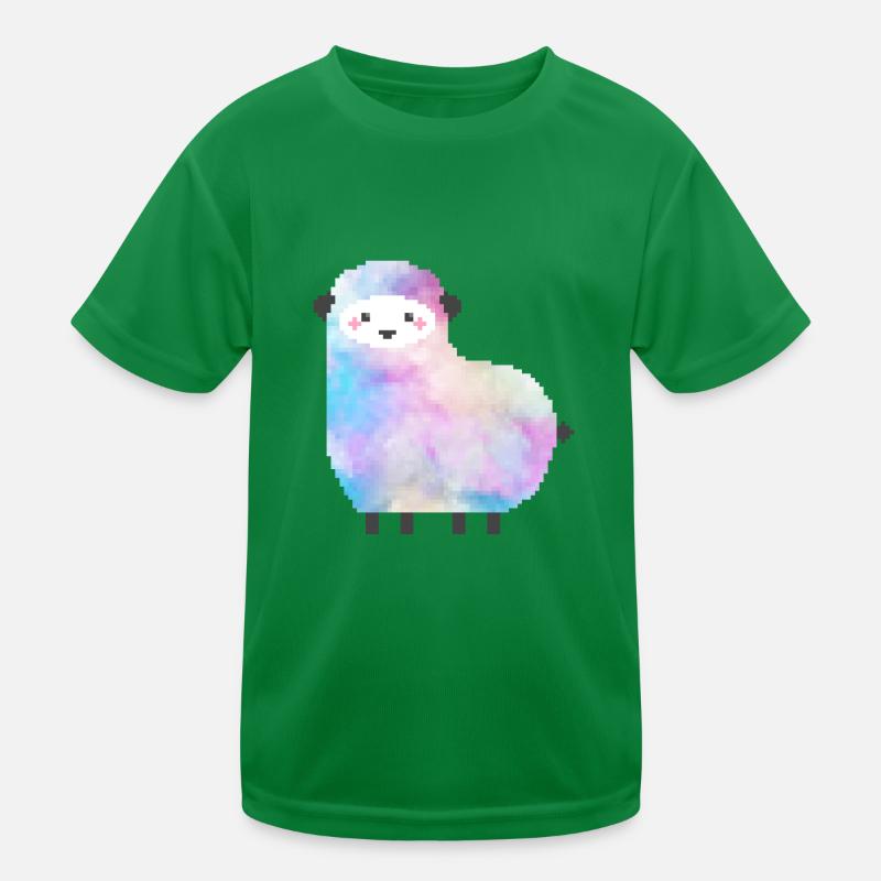 Mouton mignon Pixel Art T-shirt sport Enfant