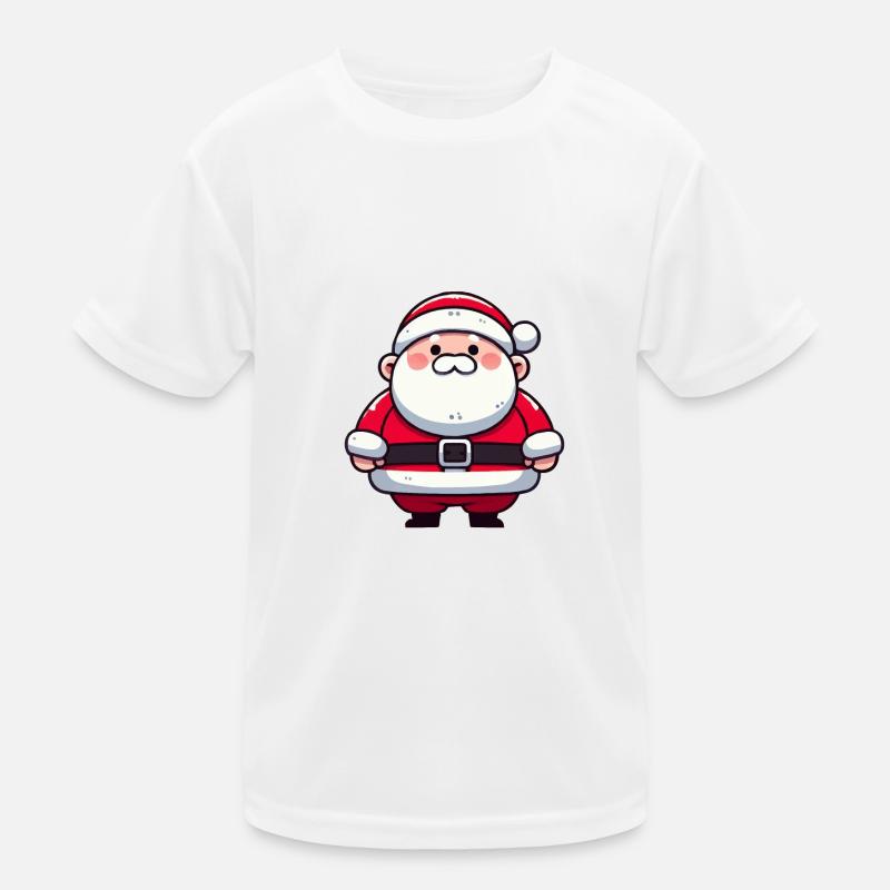 Weihnachtsmann Cartoon Kinder Funktions-T-Shirt
